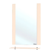 Зеркало Bellezza Рокко 4613709030078, 60 см, с полкой, цвет бежевый