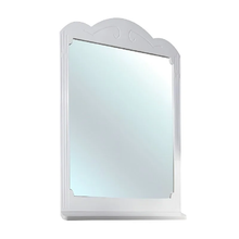 Зеркало Bellezza Кантри 4619912000013, 75 см, с полкой, цвет белый