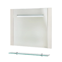 Зеркало Bellezza Берта 4610715050076, 90 x 80 см, LED-подсветка, с полкой, цвет бежевый