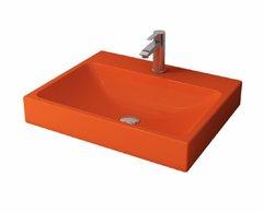 Раковина Bocchi Scala Arch 1077-012-0126, 60 см, фарфор, оранжевая