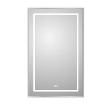 Зеркало BelBagno Kraft SPC-KRAFT-600-800-LED-TCH-WARM, 60 х 80 см, со встроенной подсветкой и подогревом, сатин