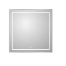 Зеркало BelBagno Kraft SPC-KRAFT-800-800-LED-TCH-WARM, 80 см, со встроенной подсветкой и подогревом, сатин