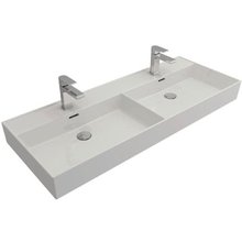 Раковина Bocchi Milano 1393-001-0126, 120 см, фарфор, белая