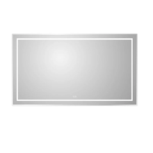 Зеркало BelBagno Kraft SPC-KRAFT-1400-800-LED-TCH-WARM, 140 см, со встроенной подсветкой и подогревом, сатин