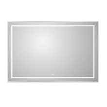 Зеркало BelBagno Kraft SPC-KRAFT-1200-800-LED-TCH-WARM, 120 см, со встроенной подсветкой и подогревом, сатин