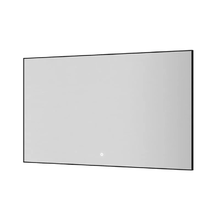 Зеркало Boheme 543-120-B, 120 см, с подсветкой, сенсорный выключатель, антизапотевание, рама металл черный матовый