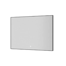 Зеркало Boheme 543-100-GM, 100 см, с подсветкой, сенсорный выключатель, антизапотевание, рама металл графит матовый