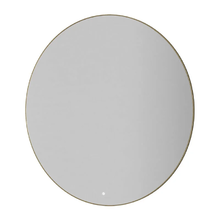 Зеркало Boheme 545-120-MG, 120 см, с подсветкой, сенсорный выключатель, антизапотевание, рама металл матовое золото