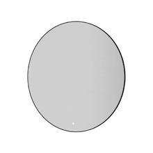 Зеркало Boheme 545-100-B, 100 см, с подсветкой, сенсорный выключатель, антизапотевание, рама металл черный матовый