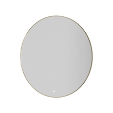 Зеркало Boheme 545-100-G, 100 см, с подсветкой, сенсорный выключатель, антизапотевание, рама металл золото