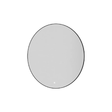 Зеркало Boheme 545-80-B, 80 см, с подсветкой, сенсорный выключатель, антизапотевание, рама металл черный матовый