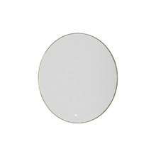 Зеркало Boheme 545-80-G, 80 см, с подсветкой, сенсорный выключатель, антизапотевание, рама металл золото