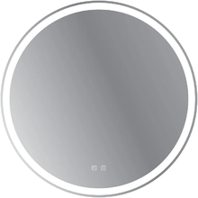 Зеркало BelBagno SPC-RNG-800-LED-TCH-SND, 80 см, со встроенной подсветкой, голосовым управлением и подогревом