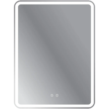 Зеркало BelBagno Marino SPC-MAR-600-800-LED-TCH-SND, 60 см, со встроенной подсветкой, голосовым управлением и подогревом