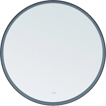 Зеркало Aquanet Тренд, 316646, 90 см, с подсветкой и подогревом, рама черная