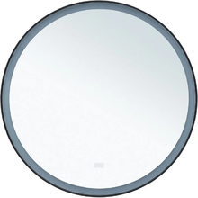 Зеркало Aquanet Тренд, 316653, 80 см, с подсветкой и подогревом, рама черная