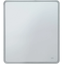 Зеркало Aquanet Ирис, 326444, 70 х 80 см, с подсветкой и подогревом, белый