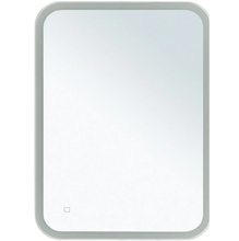 Зеркало Aquanet Вега, 330495, 50 х 70, с подсветкой, белый