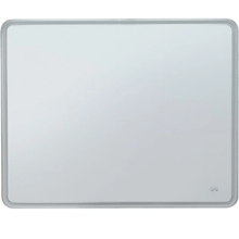 Зеркало Aquanet Ирис, 326448, 100 х 80 см, с подсветкой и подогревом, белый