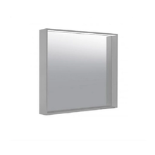 Зеркало Keuco Plan 33098292500, 80 см, с подсветкой и подогревом, лакированный алюминий, оникс