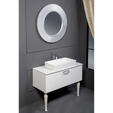 Зеркало Boheme NeoArt Shine 82 см с подсветкой, цвет белый, 528-W light