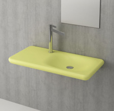 Раковина Bocchi Fenice 1165-026-0126, 90 см, фарфор, желтая