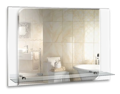 Зеркало Loranto Венеция ФР-00001107 74 x 50 см с полкой, белый