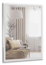 Зеркало Azario Гуверт 80 x 100 см, с LED подсветкой, диммер, сенсорный выключатель, белый, LED-00002354