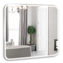 Зеркало Azario Стив-2 70 x 68 см, с LED подсветкой,диммер, сенсорный выключатель, белый, ФР-00001755