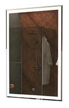 Зеркало Azario Minio 60 x 80 см, с LED подсветкой, диммер, сенсорный выключатель, белый, CS00066631