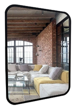 Зеркало Azario Мальта-лофт 60 x 80 см, без подсветки, черный, ФР-00002427