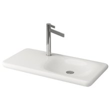 Раковина Bocchi Fenice 1165-001-0126, 90 см, фарфор, белая