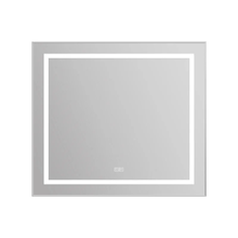 Зеркало BelBagno Kraft SPC-KRAFT-885-785-TCH-WARM 88.5 см, светодиодная подсветка, с сенсорным выключателем, с подогревом, сатин