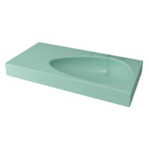 Раковина Bocchi Etna 1115-033-0125, 90 см, фарфор, мятная