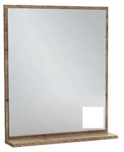 Зеркало Jacob Delafon Vivienne 60 х 70 см, с полочкой, цвет белый глянцевый, EB1596-N18