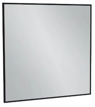 Зеркало Jacob Delafon Silhouette EB1425-S14, 80 х 80 см, лакированная рама черный сатин