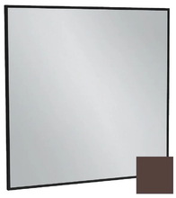 Зеркало Jacob Delafon Silhouette EB1425-F32, 80 х 80 см, лакированная рама ледяной коричневый сатин