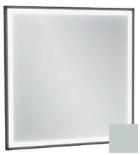 Зеркало Jacob Delafon Allure EB1433-S25, 60 х 60 см, с подсветкой, бесконтактным выключателем, лакированная рама голубой шторм сатин