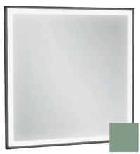 Зеркало Jacob Delafon Allure EB1433-S54, 60 х 60 см, с подсветкой, бесконтактным выключателем, лакированная рама оливковый сатин