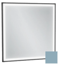 Зеркало Jacob Delafon Allure EB1433-S50, 60 х 60 см, с подсветкой, бесконтактным выключателем, лакированная рама аквамарин сатин