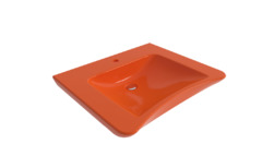 Раковина Bocchi Care&Comfort 1142-012-0126, 65 см, фарфор, оранжевая