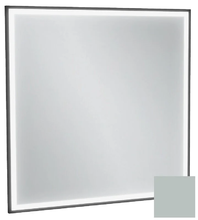 Зеркало Jacob Delafon Allure EB1435-S51, 80 х 80 см, с подсветкой, бесконтактным выключателем, лакированная рама миндальный сатин