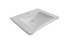 Раковина Bocchi Care&Comfort 1142-001-0126, 65 см, фарфор, белая