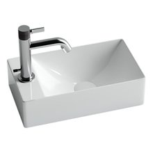 Раковина Ceramicanova CN5008 37.5 x 21.5 x 10 см, подвесная, прямоугольная, без перелива