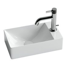 Раковина Ceramicanova CN5007 37.5 x 21.5 x 10 см, подвесная, прямоугольная, без перелива