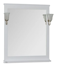 Зеркало Aquanet Валенса 80 00180151, цвет белый матовый