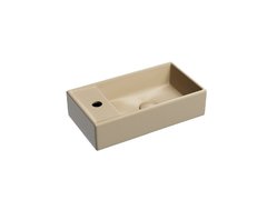 Раковина Ceramicanova Element CN6051RMC, 40 см, фарфор, правая, капучино матовый