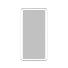 Зеркальный шкаф BelBagno Marino 40 х 80 см, с LED-подсветкой и сенсорным выключателем, Bianco Lucido белый глянец, SPC-MAR-400/800-1A-LED-TCH