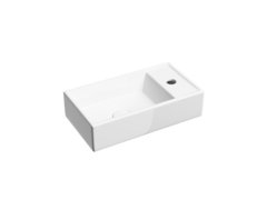 Раковина Ceramicanova Element CN6051L, 40 см, фарфор, левая, белая