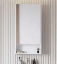 Зеркальный шкаф Акватон Сканди 1A252002SD010 45 см, белый